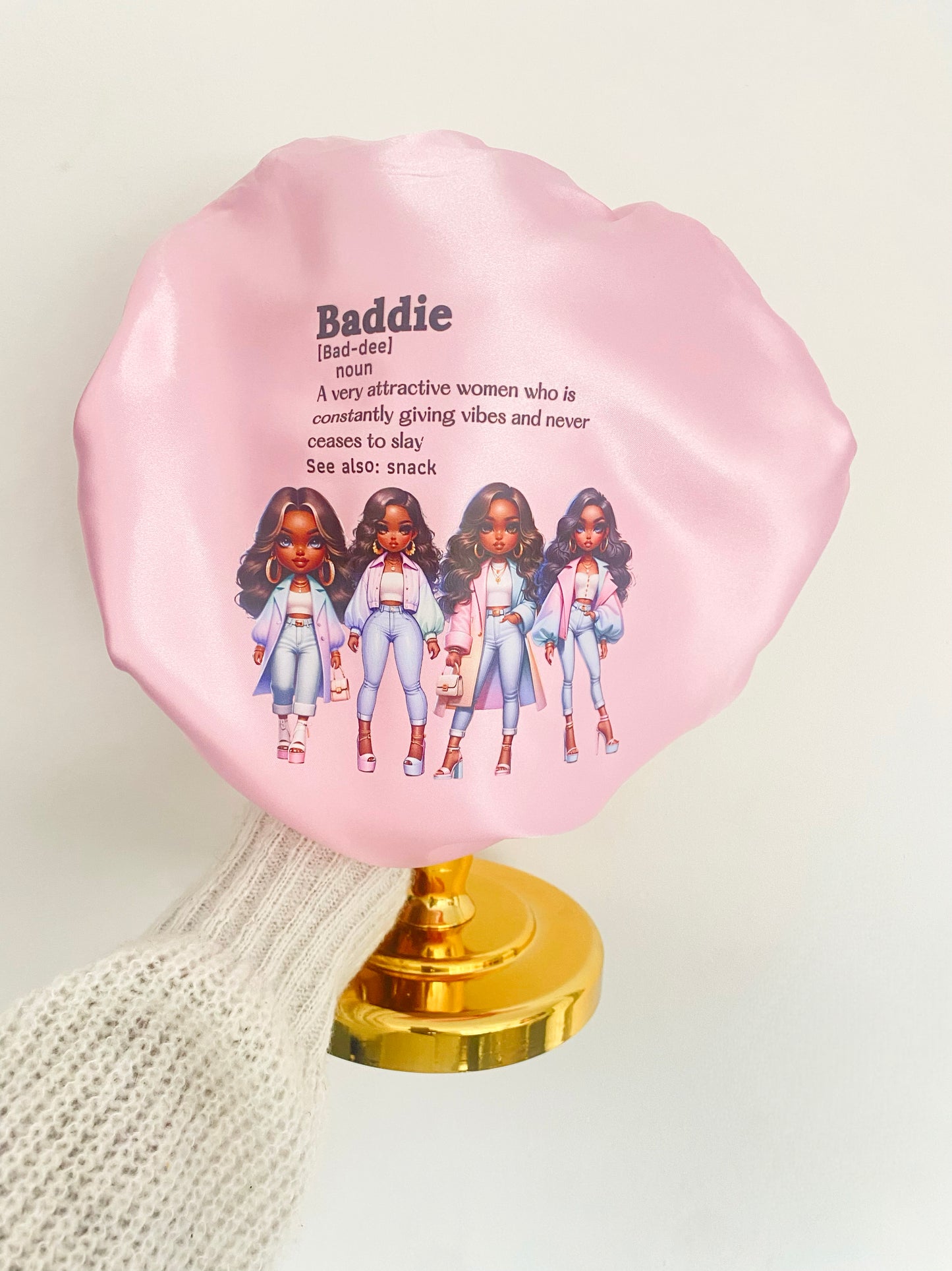 NEW* Pink Baddie Bonnet