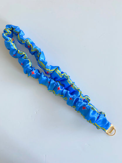 African/ Caribbean Scrunchie Long Keyring (Lanyard)