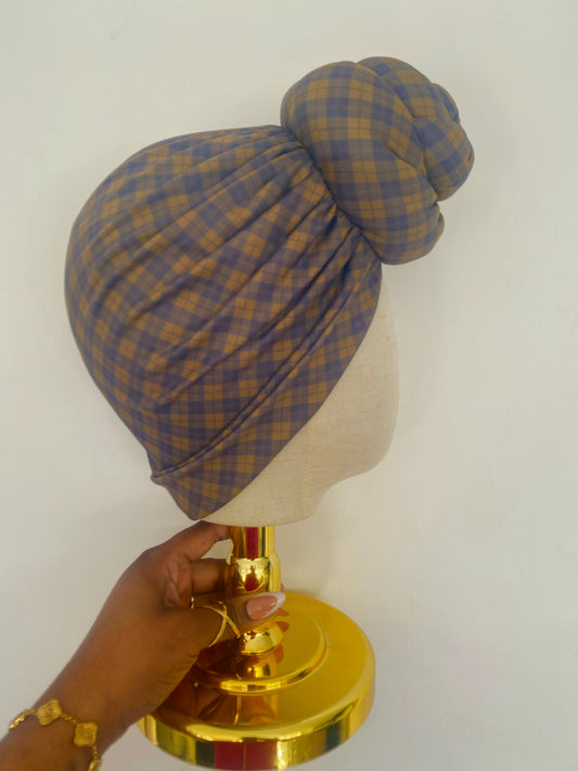XL Knot Brown Tartan