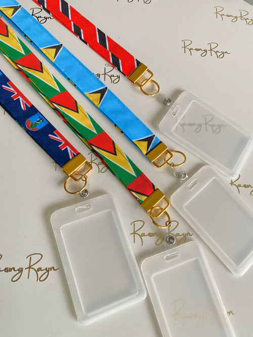 African/ Caribbean Long Keyring (Lanyard)
