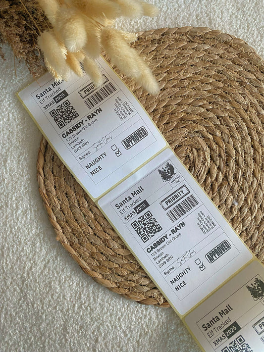 Personalised Christmas Present Labels