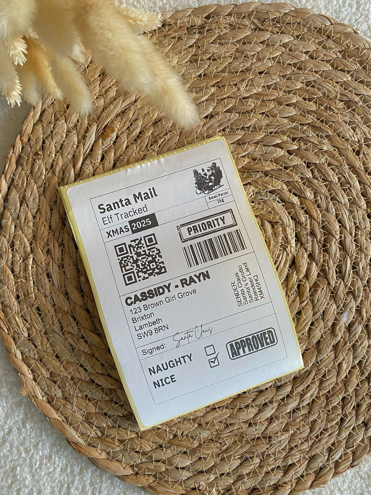 Personalised Christmas Present Labels