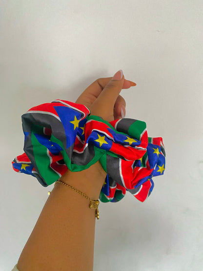 PLAIN African & Caribbean Satin  XL Scrunchies
