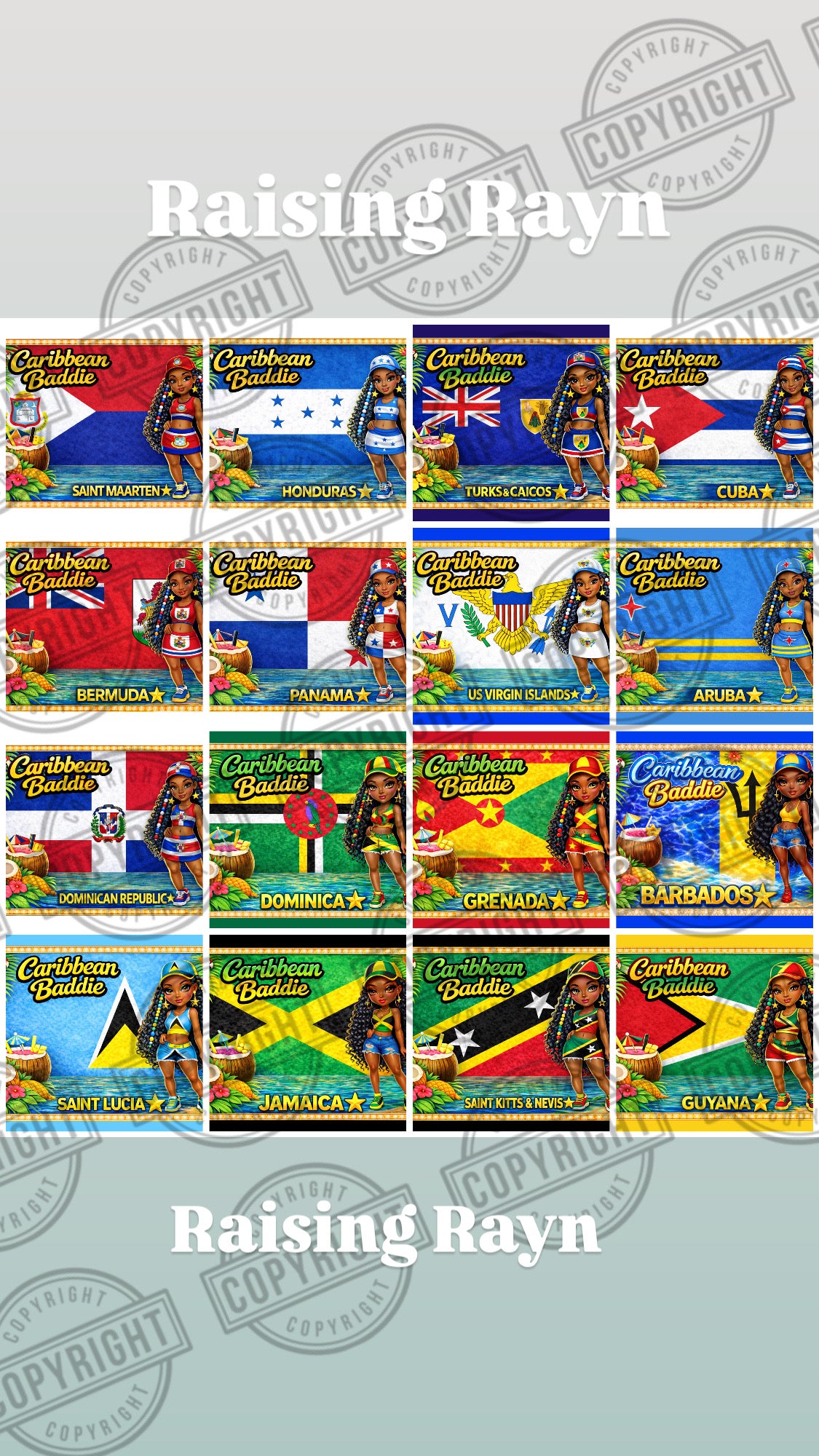 Caribbean/African Ipad Pouches PRE ~ ORDER