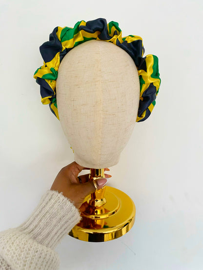 African & Caribbean Satin Scrunchie Headband