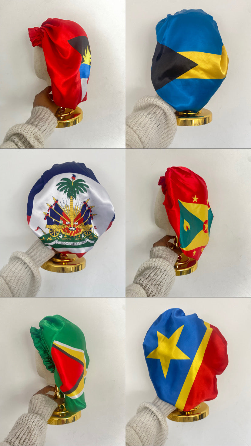 (PRE - ORDER) African/ Caribbean Bonnet