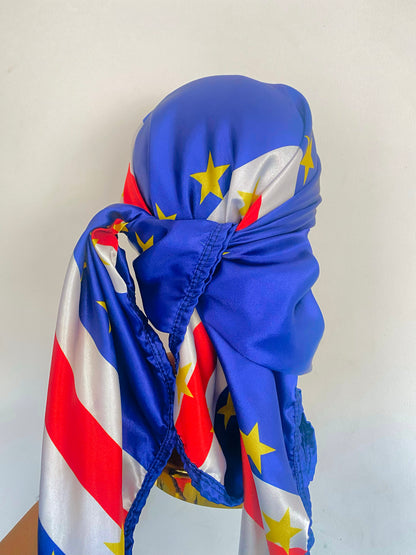 African & Caribbean Satin Head scarf