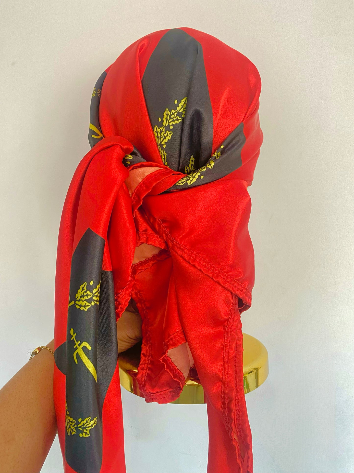 African & Caribbean Satin Head scarf