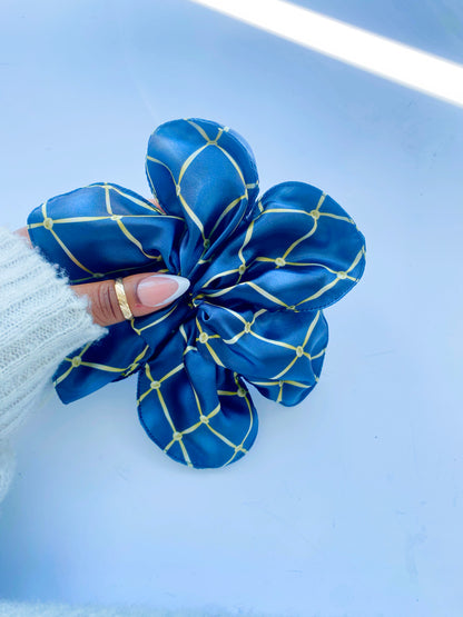 Flower Satin Scrunchies