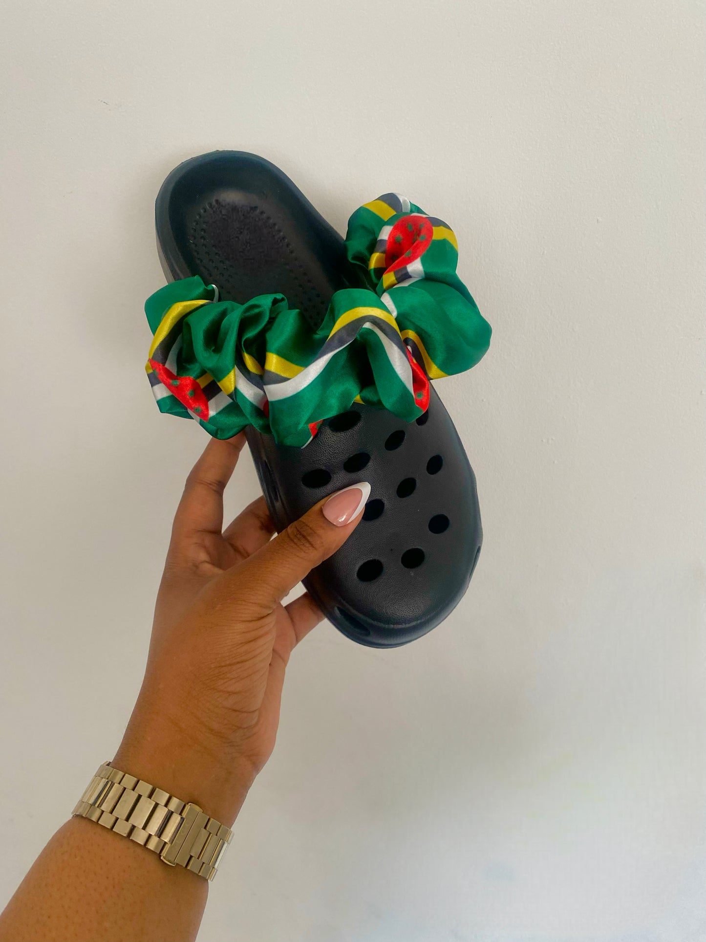 STOCKED*African & Caribbean Crocs Strap Covers (PAIR)