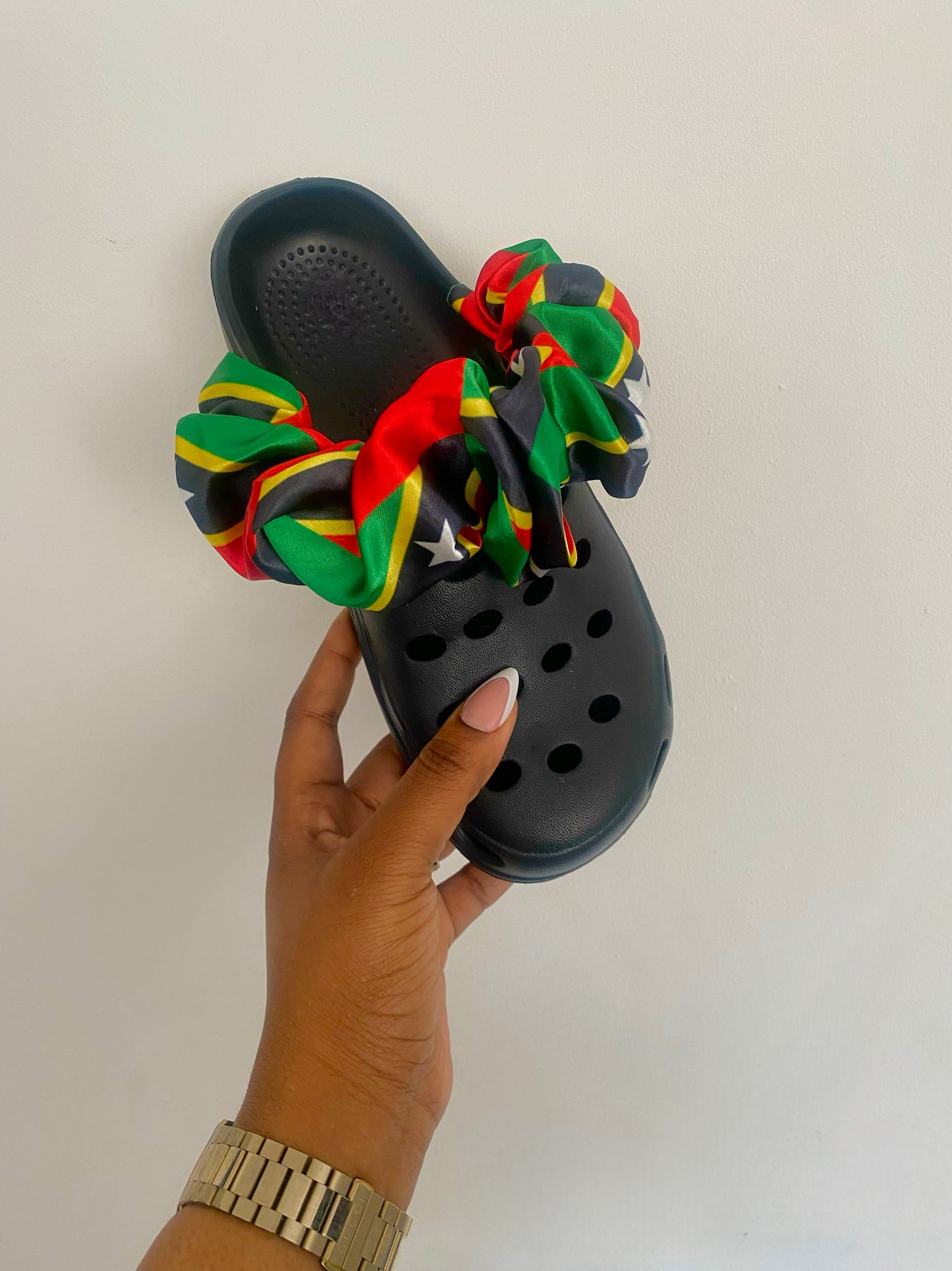 STOCKED*African & Caribbean Crocs Strap Covers (PAIR)