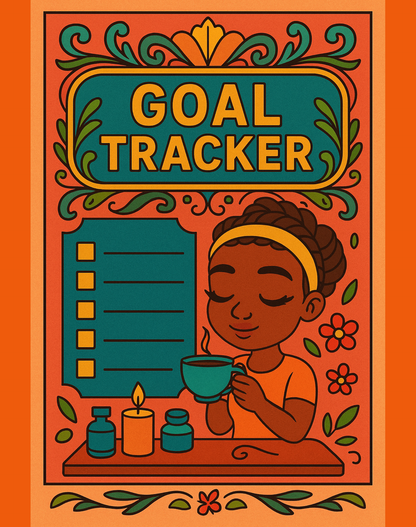 Goal Tracker Colouring Book Download