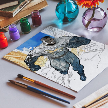 Black Super Hero Colouring Book Vol 1. Download