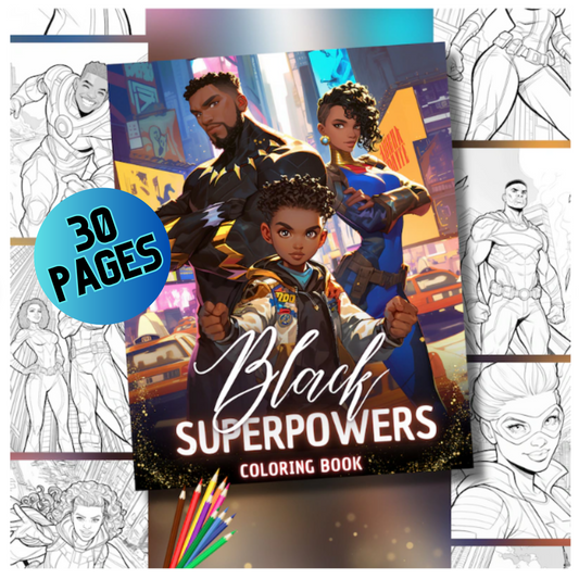 Black Super Hero Colouring Book Vol 1. Download