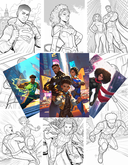 Black Super Hero Colouring Book Vol 1. Download