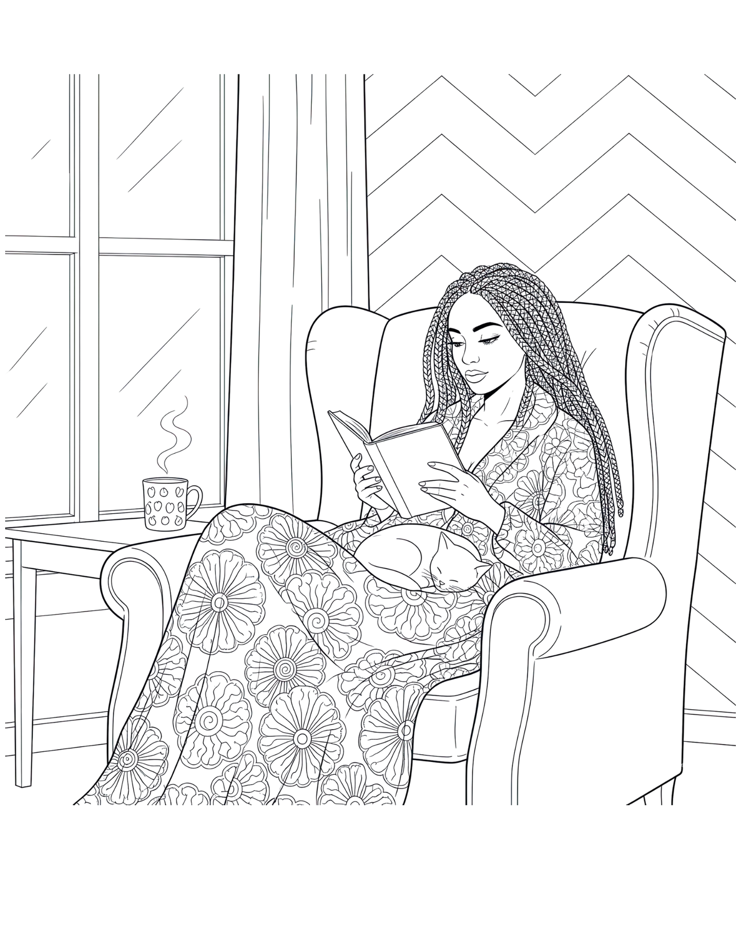 Women’s Cozy Colouring Book Download