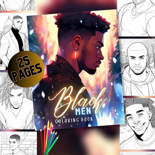 Black Men Colouring Book Download