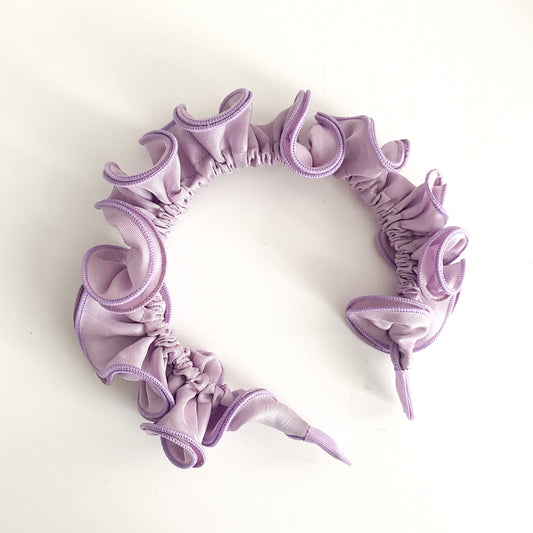 Lilac Ruffle Headband