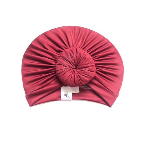 Burgundy Turban Headwrap